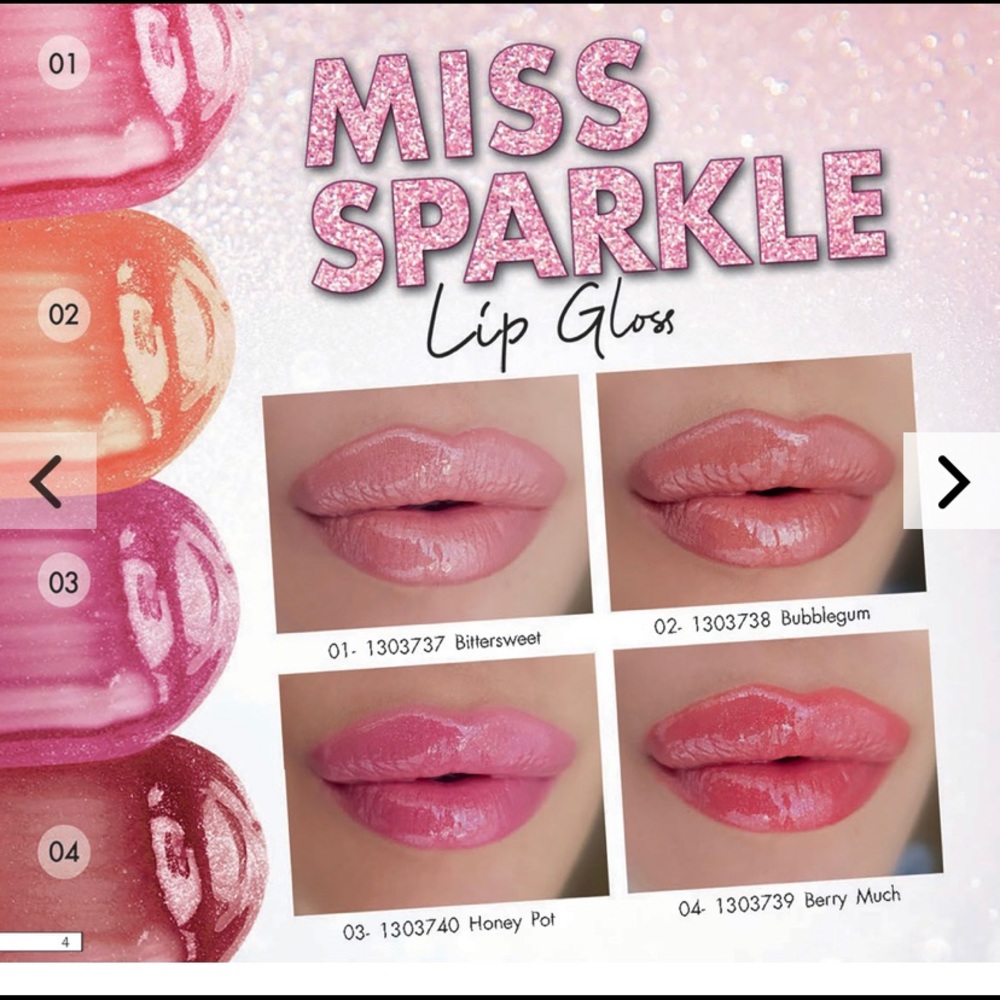 Sparkling lipstick